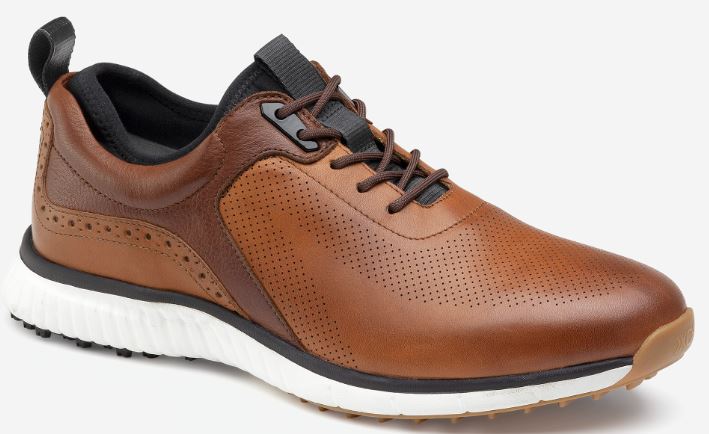 Johnston & Murphy XC4 Prentiss Waterproof Leather Shoes 9.5M Brown Hybrid Derby Johnston & murphy prentiss - Gem main image 4
