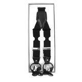 Men's Convertible Button Strap and Clip-On Suspenders