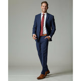 Navy Tempo Stretch Slim Fit 1-Pant Suit