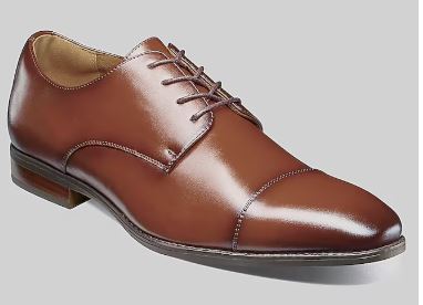 Stacy Adams Men's Nelson Cap Toe Oxford Shoes (Black)