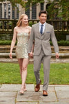 Fabian Couture Sharkskin Stretch Suits