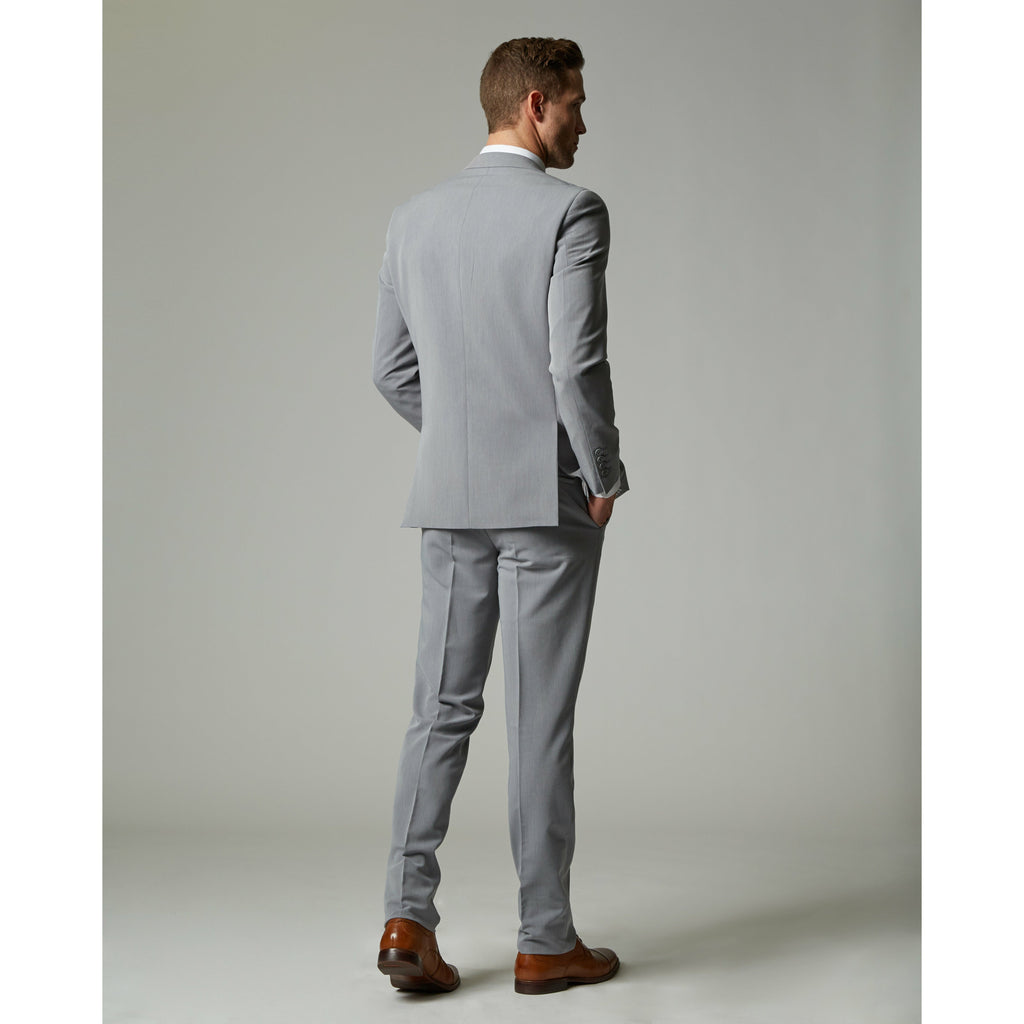 Light Grey Tempo Stretch Slim Fit 1-Pant Suit – Ferrell's Clothing